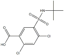 5-(tert-butylsulfamoyl)-2,4-dichlorobenzoic acid