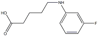 5-[(3-fluorophenyl)amino]pentanoic acid