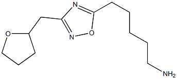 5-[3-(oxolan-2-ylmethyl)-1,2,4-oxadiazol-5-yl]pentan-1-amine