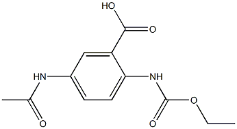  5-acetamido-2-[(ethoxycarbonyl)amino]benzoic acid