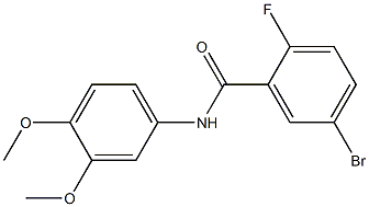  5-bromo-N-(3,4-dimethoxyphenyl)-2-fluorobenzamide
