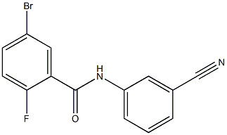  5-bromo-N-(3-cyanophenyl)-2-fluorobenzamide