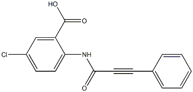 5-chloro-2-(3-phenylprop-2-ynamido)benzoic acid