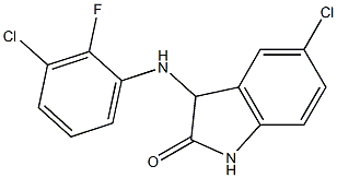  5-chloro-3-[(3-chloro-2-fluorophenyl)amino]-2,3-dihydro-1H-indol-2-one