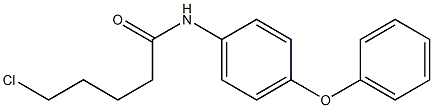  5-chloro-N-(4-phenoxyphenyl)pentanamide