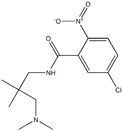  5-chloro-N-{2-[(dimethylamino)methyl]-2-methylpropyl}-2-nitrobenzamide