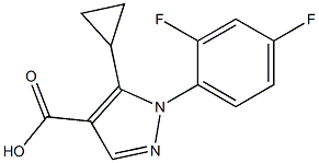  5-cyclopropyl-1-(2,4-difluorophenyl)-1H-pyrazole-4-carboxylic acid