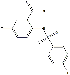 5-fluoro-2-[(4-fluorobenzene)sulfonamido]benzoic acid|