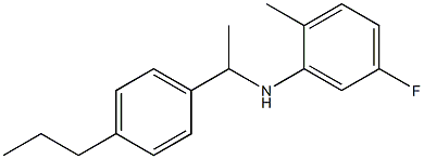5-fluoro-2-methyl-N-[1-(4-propylphenyl)ethyl]aniline
