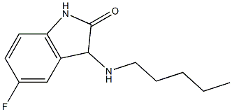 5-fluoro-3-(pentylamino)-2,3-dihydro-1H-indol-2-one Structure