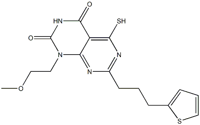5-mercapto-1-(2-methoxyethyl)-7-(3-thien-2-ylpropyl)pyrimido[4,5-d]pyrimidine-2,4(1H,3H)-dione