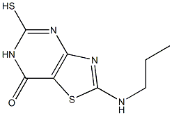 5-mercapto-2-(propylamino)[1,3]thiazolo[4,5-d]pyrimidin-7(6H)-one