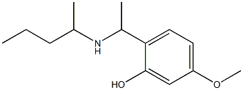 5-methoxy-2-[1-(pentan-2-ylamino)ethyl]phenol