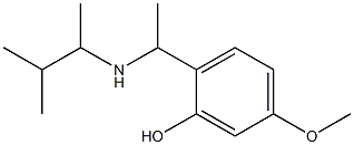  5-methoxy-2-{1-[(3-methylbutan-2-yl)amino]ethyl}phenol