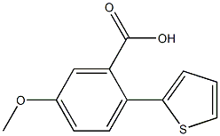 5-methoxy-2-thien-2-ylbenzoic acid Structure