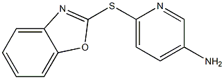 6-(1,3-benzoxazol-2-ylsulfanyl)pyridin-3-amine Structure