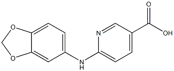 6-(2H-1,3-benzodioxol-5-ylamino)pyridine-3-carboxylic acid