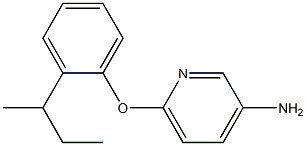 6-(2-sec-butylphenoxy)pyridin-3-amine Struktur