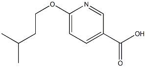 6-(3-methylbutoxy)pyridine-3-carboxylic acid Struktur
