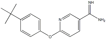 6-(4-tert-butylphenoxy)pyridine-3-carboximidamide Structure