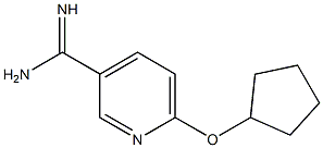 6-(cyclopentyloxy)pyridine-3-carboximidamide