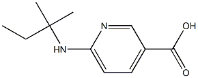 6-[(2-methylbutan-2-yl)amino]pyridine-3-carboxylic acid Structure