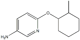  6-[(2-methylcyclohexyl)oxy]pyridin-3-amine