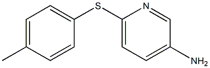 6-[(4-methylphenyl)sulfanyl]pyridin-3-amine Structure