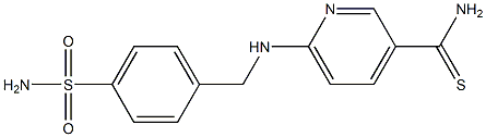 6-{[(4-sulfamoylphenyl)methyl]amino}pyridine-3-carbothioamide