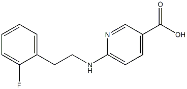  6-{[2-(2-fluorophenyl)ethyl]amino}pyridine-3-carboxylic acid