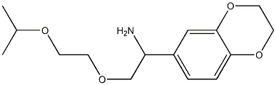  6-{1-amino-2-[2-(propan-2-yloxy)ethoxy]ethyl}-2,3-dihydro-1,4-benzodioxine