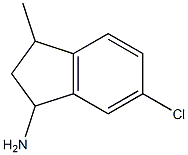 6-chloro-3-methyl-2,3-dihydro-1H-inden-1-amine Structure
