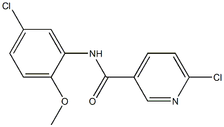 6-chloro-N-(5-chloro-2-methoxyphenyl)pyridine-3-carboxamide