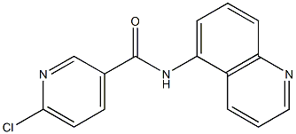  6-chloro-N-(quinolin-5-yl)pyridine-3-carboxamide