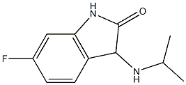 6-fluoro-3-(propan-2-ylamino)-2,3-dihydro-1H-indol-2-one Struktur