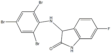 6-fluoro-3-[(2,4,6-tribromophenyl)amino]-2,3-dihydro-1H-indol-2-one