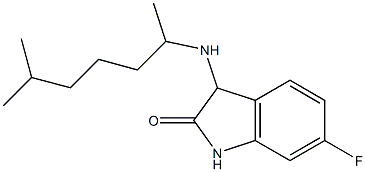 6-fluoro-3-[(6-methylheptan-2-yl)amino]-2,3-dihydro-1H-indol-2-one