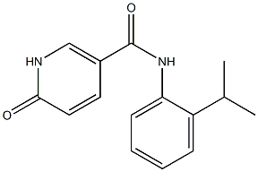  6-oxo-N-[2-(propan-2-yl)phenyl]-1,6-dihydropyridine-3-carboxamide
