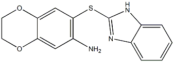7-(1H-1,3-benzodiazol-2-ylsulfanyl)-2,3-dihydro-1,4-benzodioxin-6-amine