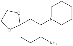  7-piperidin-1-yl-1,4-dioxaspiro[4.5]dec-8-ylamine