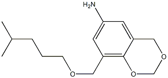  8-{[(4-methylpentyl)oxy]methyl}-2,4-dihydro-1,3-benzodioxin-6-amine
