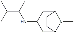 8-methyl-N-(3-methylbutan-2-yl)-8-azabicyclo[3.2.1]octan-3-amine Struktur