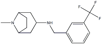 8-methyl-N-{[3-(trifluoromethyl)phenyl]methyl}-8-azabicyclo[3.2.1]octan-3-amine