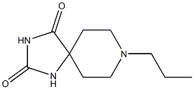 8-propyl-1,3,8-triazaspiro[4.5]decane-2,4-dione Structure