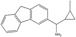 9H-fluoren-3-yl(2-methylcyclopropyl)methanamine 结构式