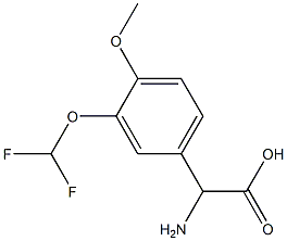 amino[3-(difluoromethoxy)-4-methoxyphenyl]acetic acid|