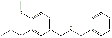  benzyl[(3-ethoxy-4-methoxyphenyl)methyl]amine