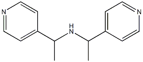 bis[1-(pyridin-4-yl)ethyl]amine Structure