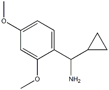 cyclopropyl(2,4-dimethoxyphenyl)methanamine Structure