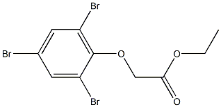 ethyl 2-(2,4,6-tribromophenoxy)acetate Structure